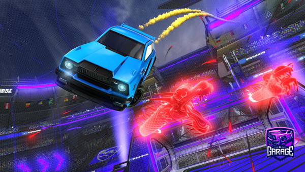 A Rocket League car design from Luxwid