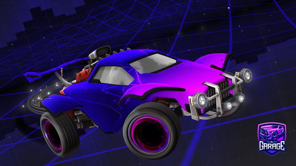 A Rocket League car design from nauctaly