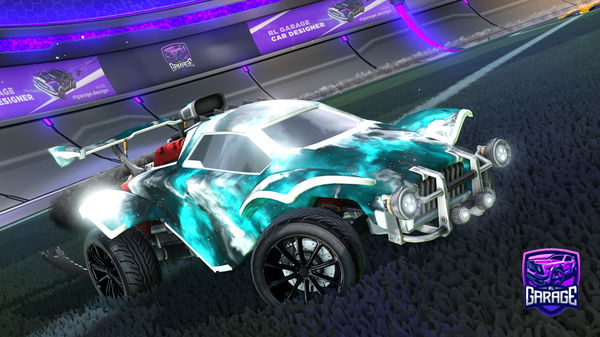 A Rocket League car design from EliteDyIan