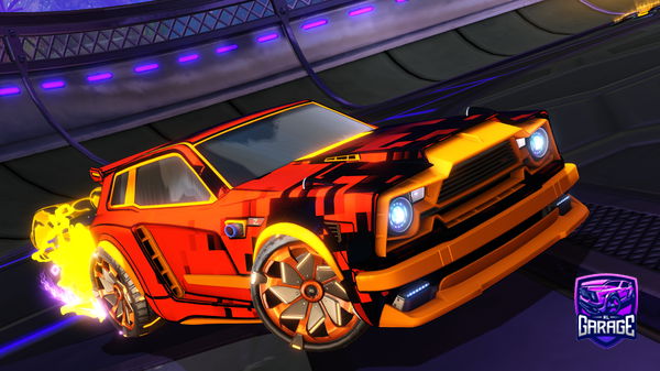 A Rocket League car design from ValStory