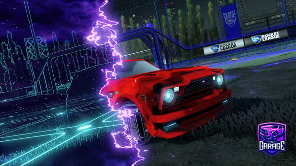 A Rocket League car design from -Mouni-