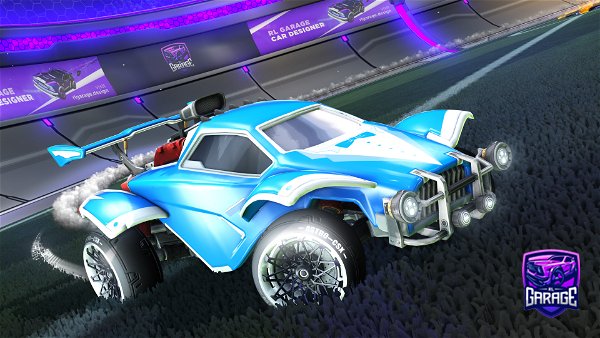 A Rocket League car design from Poweredplayer