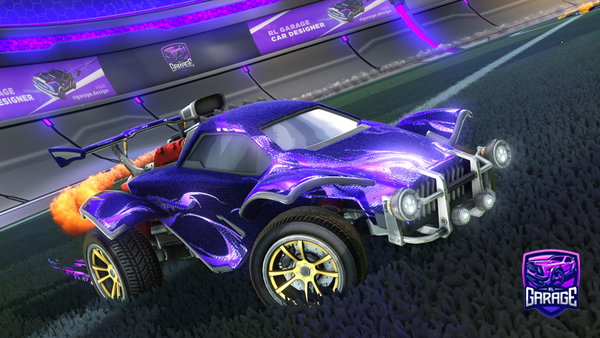 A Rocket League car design from purpletoken
