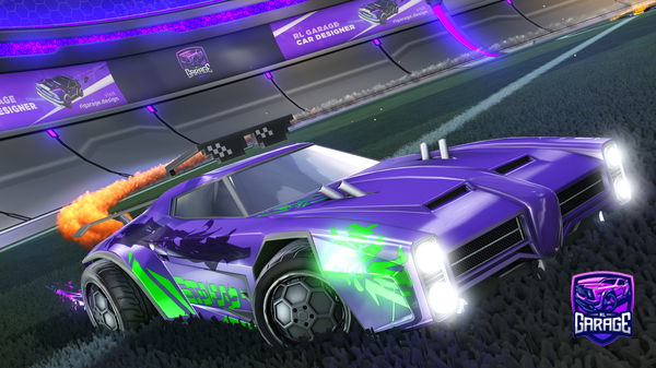 A Rocket League car design from MeterhopperOnYoutube