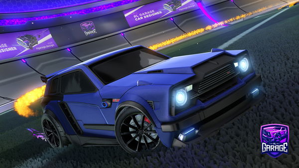 A Rocket League car design from SKYBLUEARMY