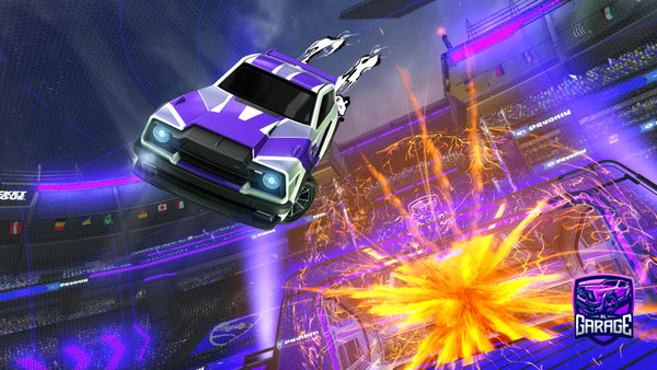 A Rocket League car design from DanoobJ