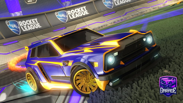 A Rocket League car design from RocketID135