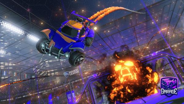 A Rocket League car design from IPA_4nToNyXonps4