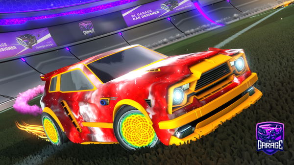 A Rocket League car design from Mayzox
