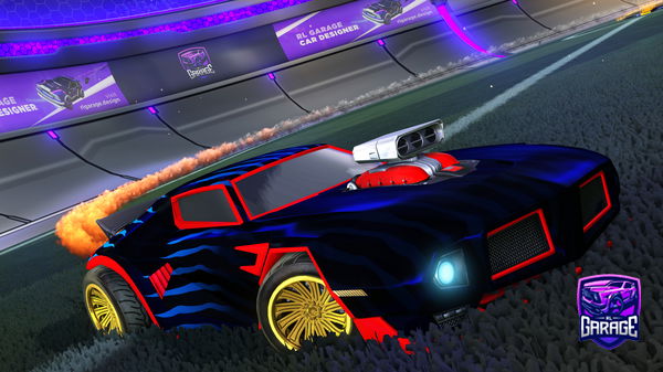 A Rocket League car design from TONERI1