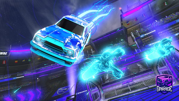 A Rocket League car design from Kenziepage