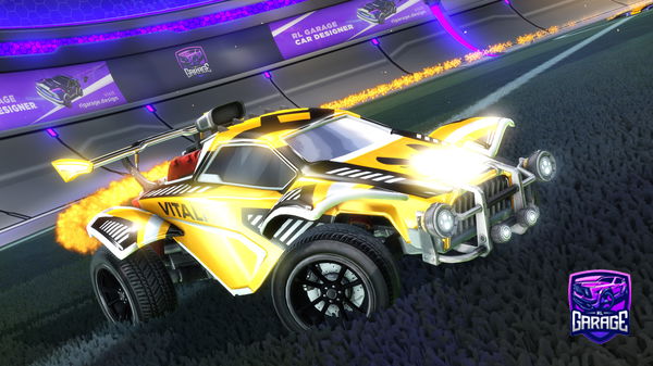 A Rocket League car design from Lizarnater4376