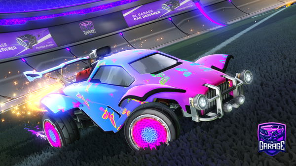 A Rocket League car design from MATATTOO