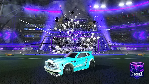 A Rocket League car design from Cyberspacerl