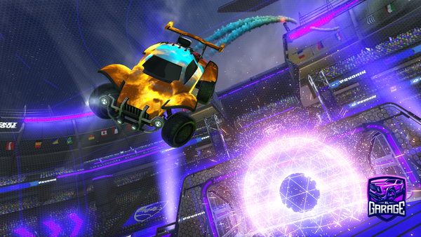 A Rocket League car design from TY1P1CALK1D