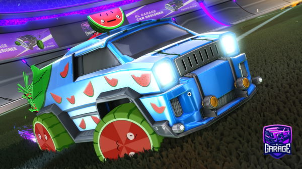 A Rocket League car design from dmoneylol7