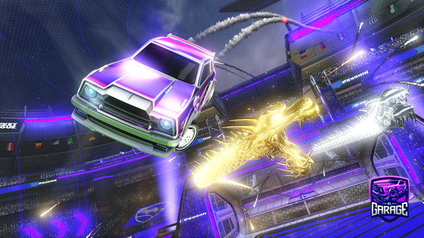 A Rocket League car design from Rapkez