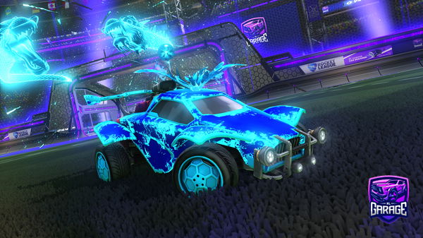 A Rocket League car design from pigeonnrl