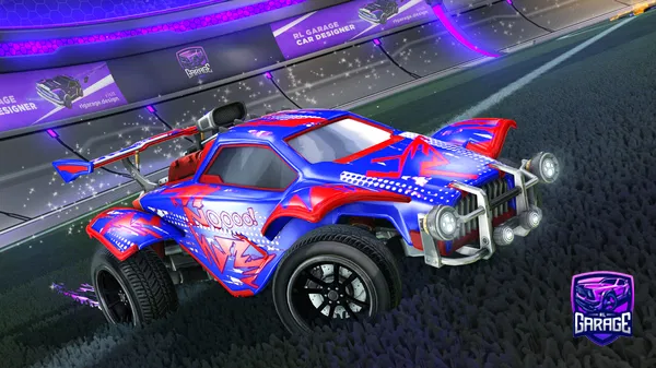 A Rocket League car design from Isakiscoolbtw