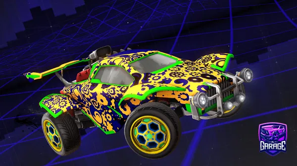 A Rocket League car design from Nugz92