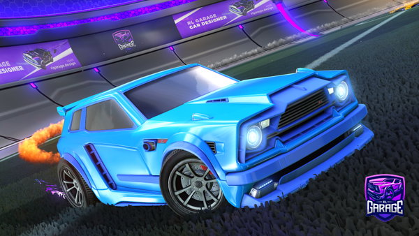A Rocket League car design from nitroarvin