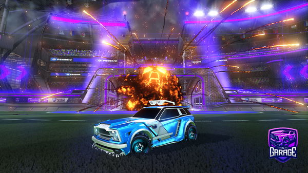 A Rocket League car design from Makkina