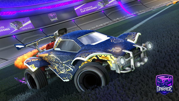 A Rocket League car design from Devoumofficial