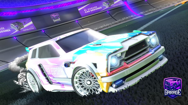 A Rocket League car design from Nisso78