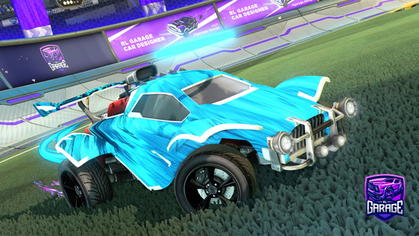 A Rocket League car design from AshyNaruto