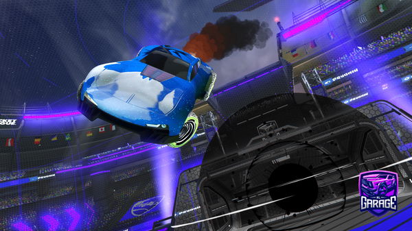 A Rocket League car design from techa-vatehatech