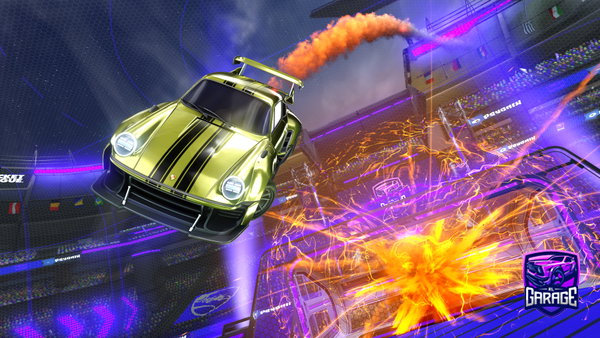 A Rocket League car design from Oxji2