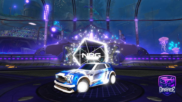 A Rocket League car design from Speed-Yousef