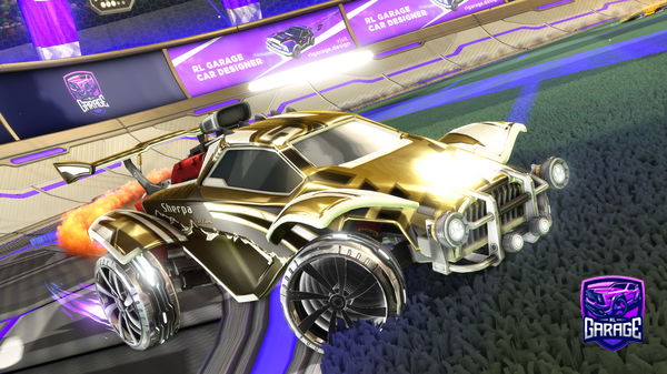 A Rocket League car design from BomberJax1