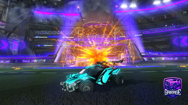 A Rocket League car design from Xaffroncard1580