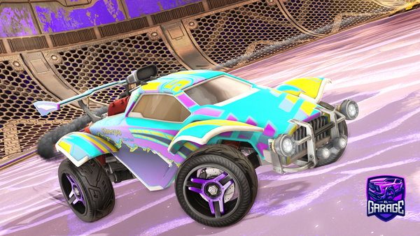 A Rocket League car design from Qrj