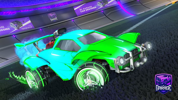 A Rocket League car design from smilingrn