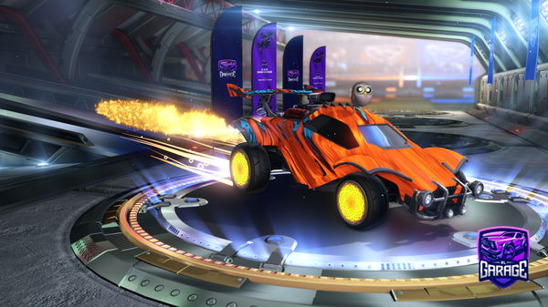 A Rocket League car design from Alpinovic