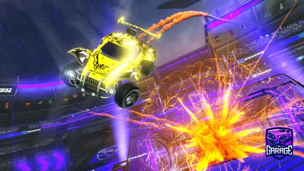 A Rocket League car design from Taggbulle