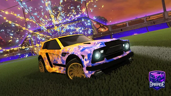 A Rocket League car design from Verrkami