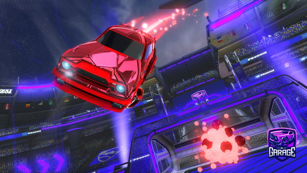 A Rocket League car design from NyxRL-EU