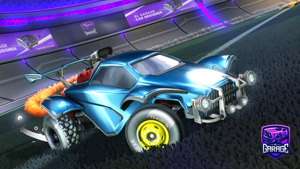 A Rocket League car design from SlowBathroom