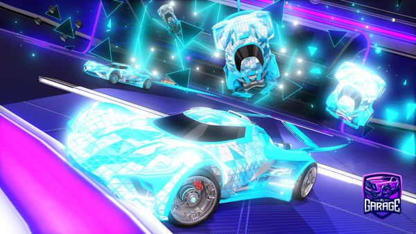 A Rocket League car design from T_Sparkle_