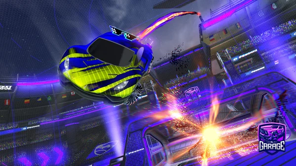 A Rocket League car design from TrueRealRG