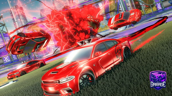 A Rocket League car design from WTHBADGER