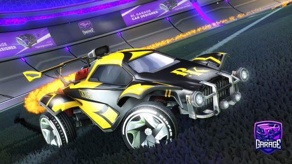 A Rocket League car design from repple