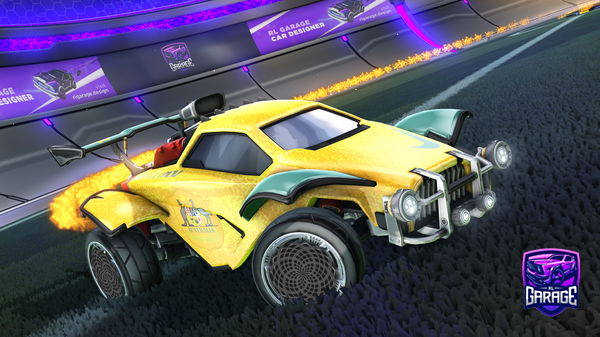 A Rocket League car design from Poweredplayer