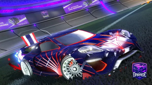 A Rocket League car design from Haideri2014