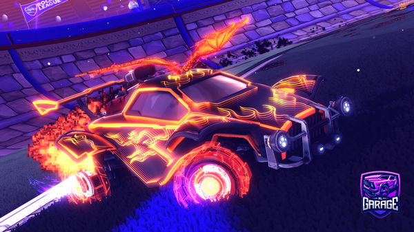 A Rocket League car design from ObedientDate8480