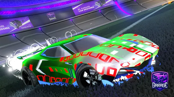 A Rocket League car design from munchy