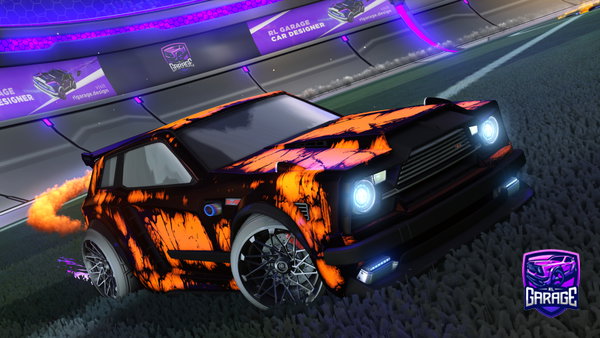 A Rocket League car design from wuhsabii